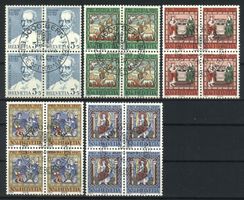 1967, Pro Patria, Viererblock, ET, gummiert