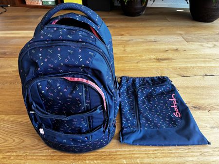 Satch Thek Rucksack dunkelblau