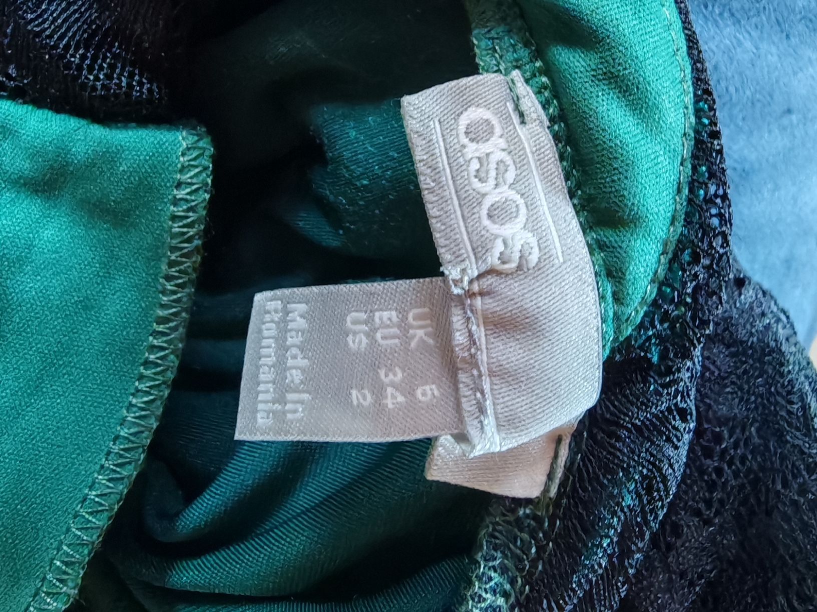 Vestiti: Robe velours vert emeraude  – Usato da Bex venduto da sni_q7lh 4