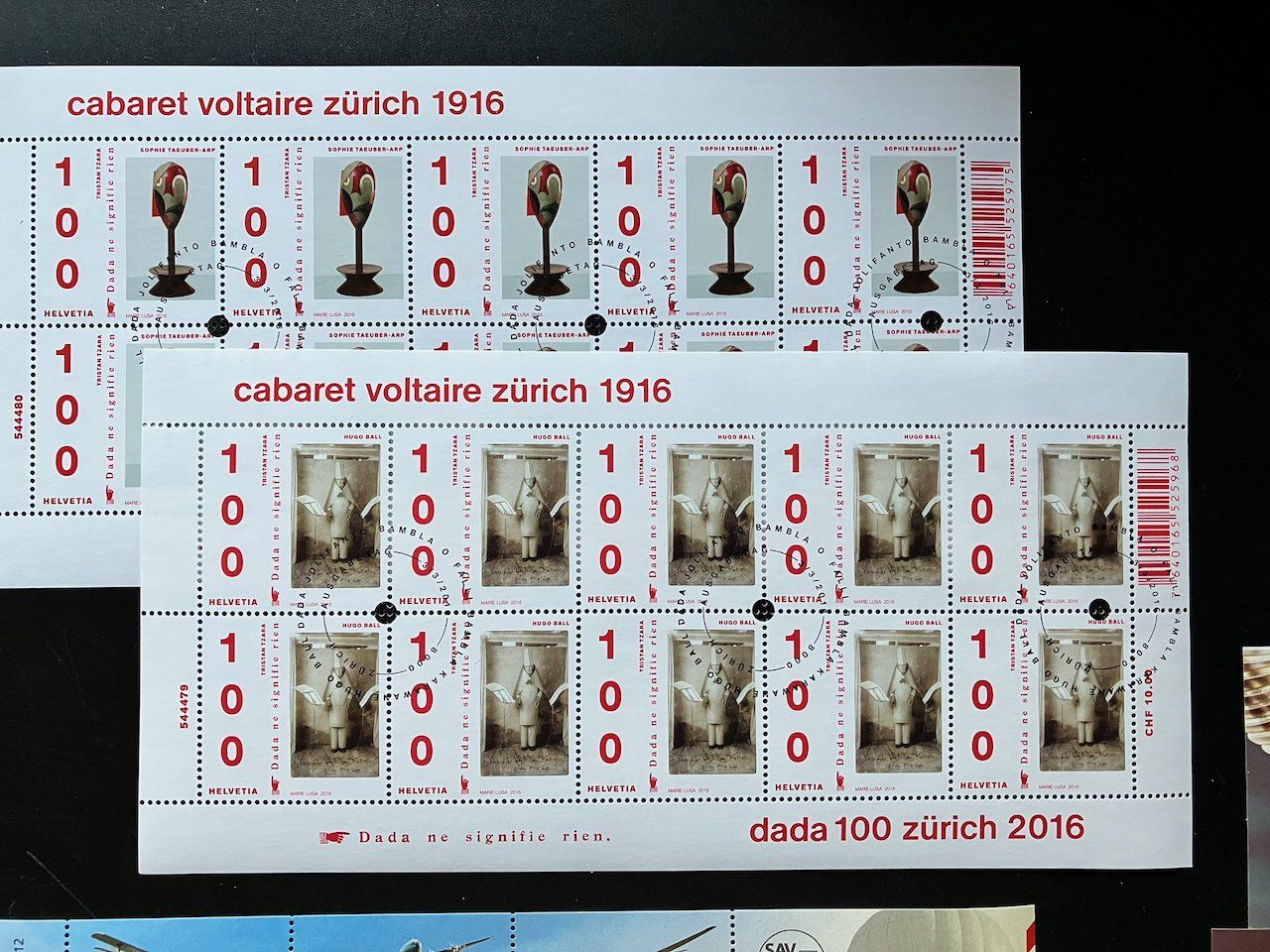 Alle Briefmarken: Lot 2016 Kleinbögen und Blöcke mit ET – Gebraucht aus Nesslau von andi_hon 1