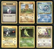 Vintage 1999 Pokémon Karten Base Set EN Lot of 6