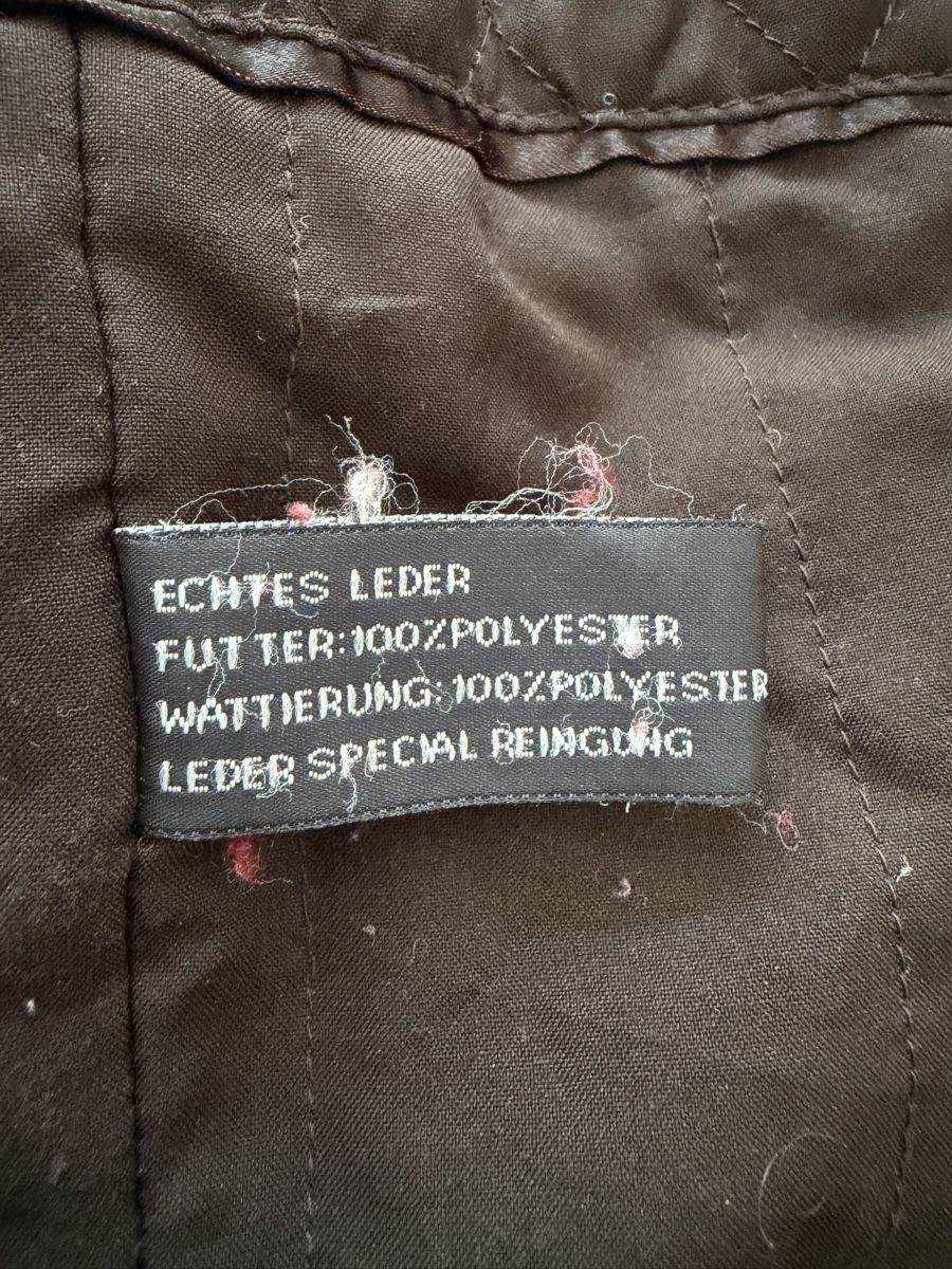 Vestes: Brown leather jacket size M-L used condition – D'occasion à Basel par val_c6ww 3