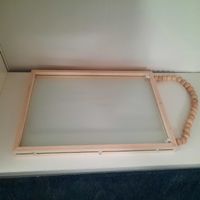 Bilderrahmen aus Naturholz und Glas