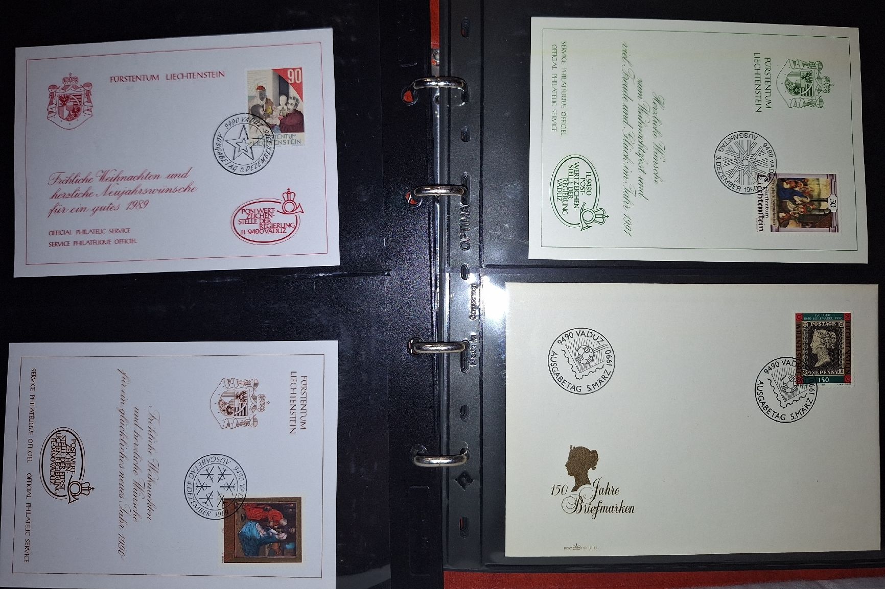 Tutti i francobolli: Div. FDC Liechtenstein  – Usato da Balgach venduto da SIMEON27 7