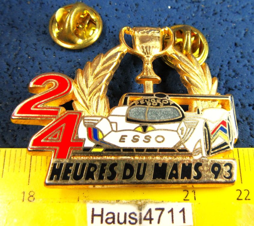 VINTAGE 24 HEURES Du Mans Pin Badge £14.95 - UK