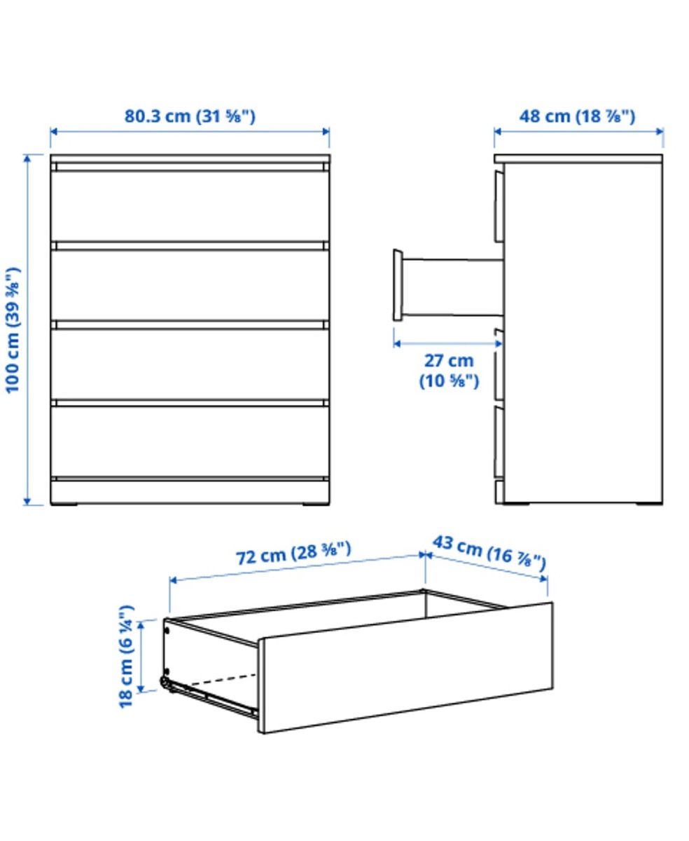 Ikea Commodes: 2 Stück Ikea Malm weiss hochglanz – D'occasion à Schlatt TG par sarinasarina 2