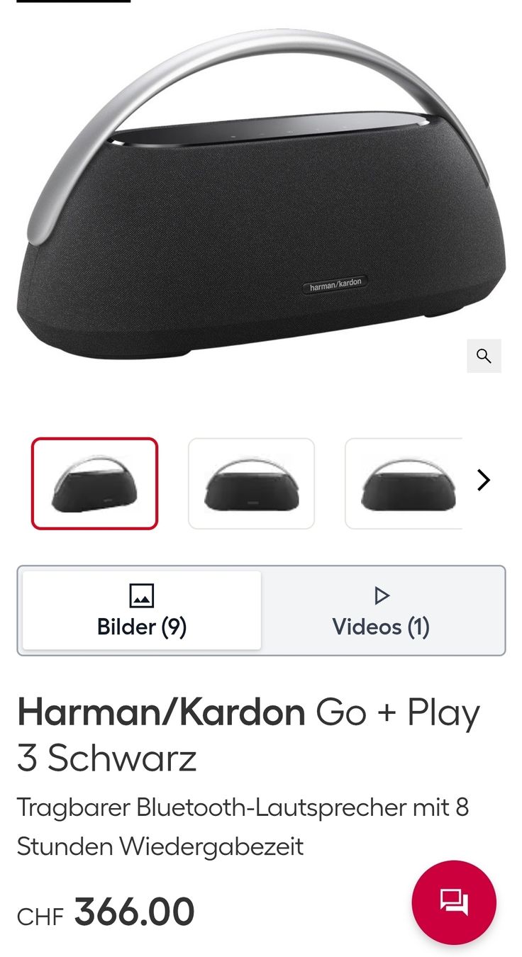 Harman-Kardon Lautsprecher: Harman Kardon  Go + Play 3 Bluetooth Lautsprecher – Neu (gemäss Beschreibung) aus Kreuzlingen von Kissriri 2