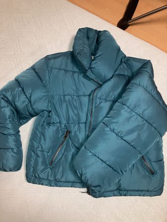Steppjacke Petrol Grösse 38