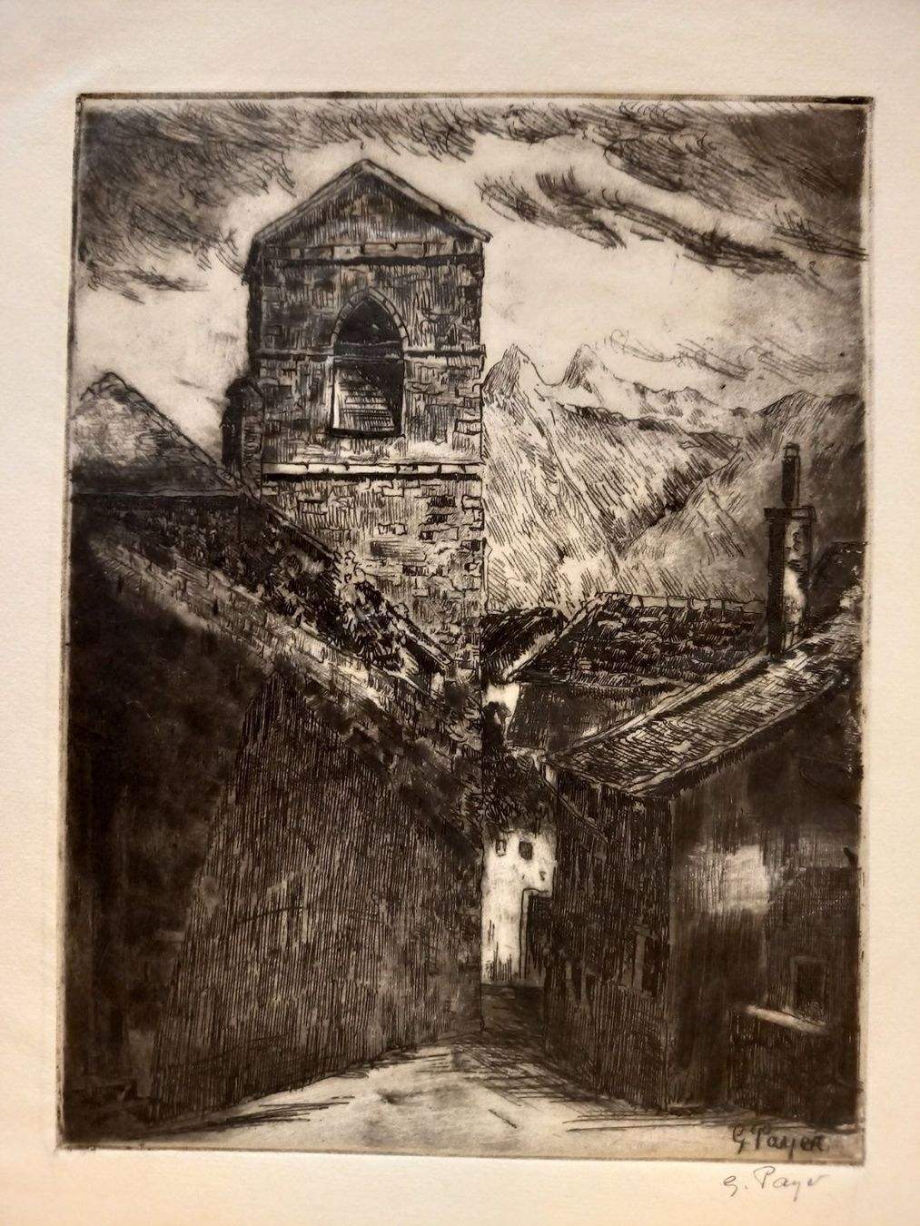 Dipinti: Georges PAYER(1879-1946) St-Saphorin – Usato da Lausanne venduto da leneko 1
