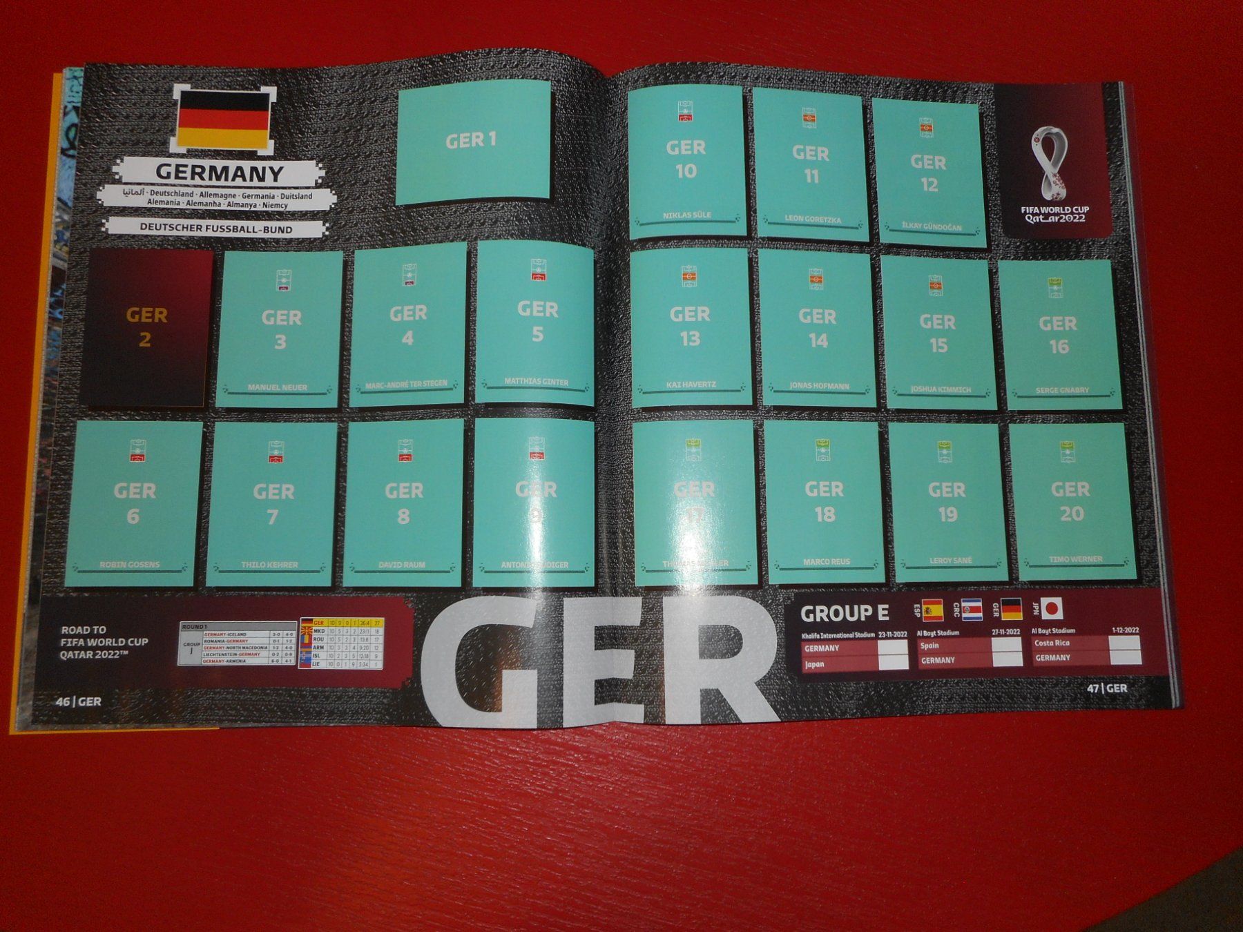 Panini Alben: Panini WM 2022 ORYX Edition - SOFTCOVER ALBUM + COMPLETE SET – Gebraucht aus Cham von Paniniworld 5