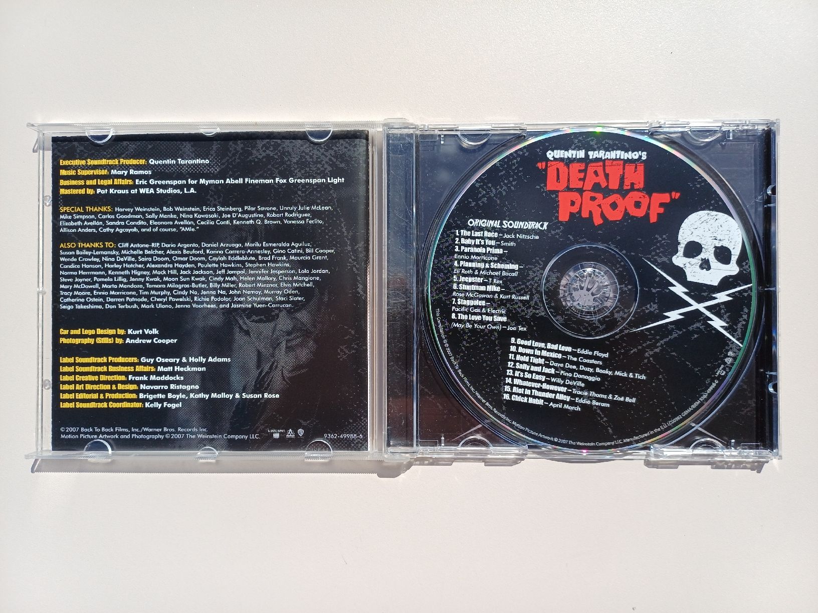 CDs: Original Soundtrack "Death Proof" de Tarantino - CD – Neu (gemäss Beschreibung) aus Begnins von Drastic-Sound 2