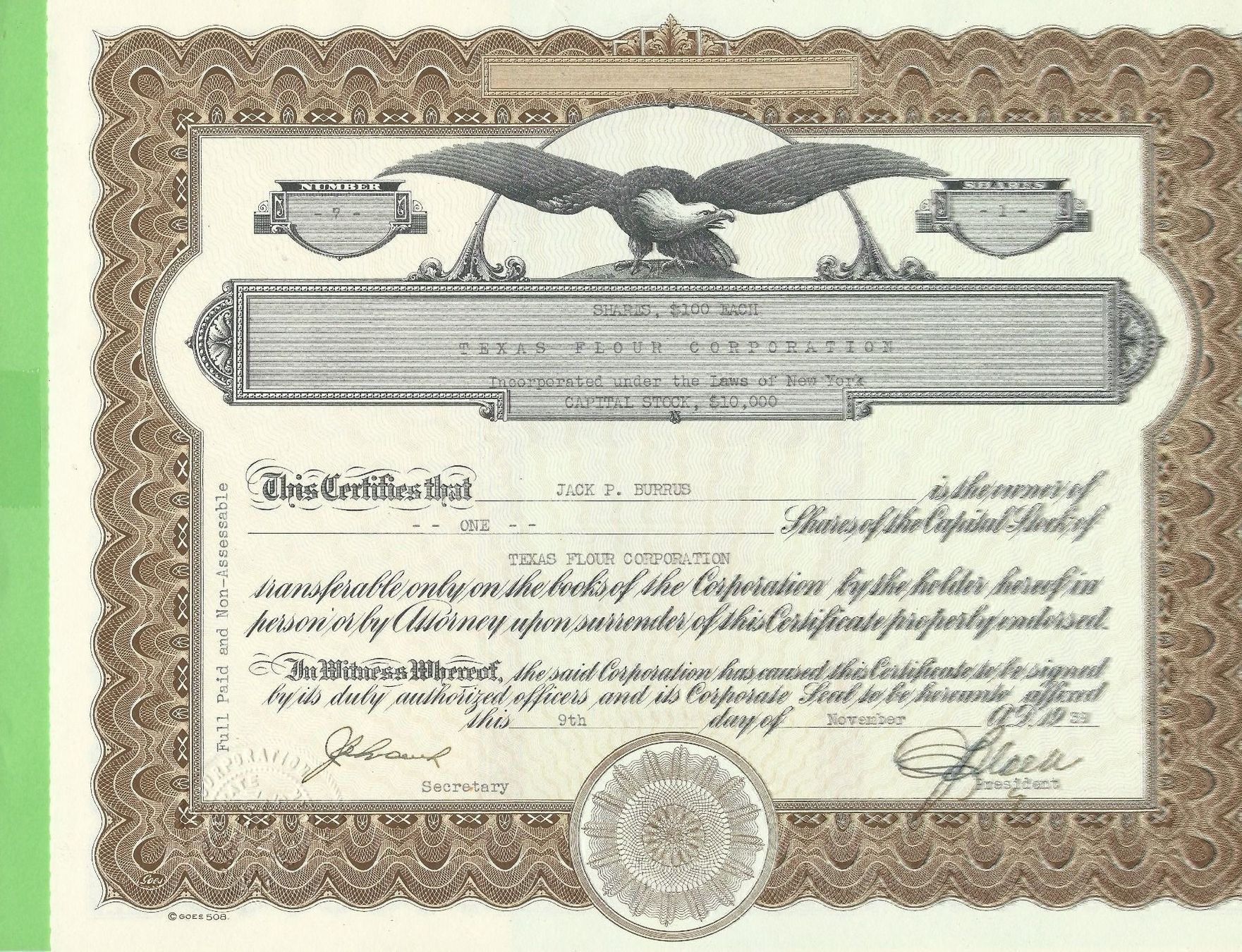 Tutti le monete: Texas Flour Corporation, 1939 – Usato da Zürich venduto da t24_de