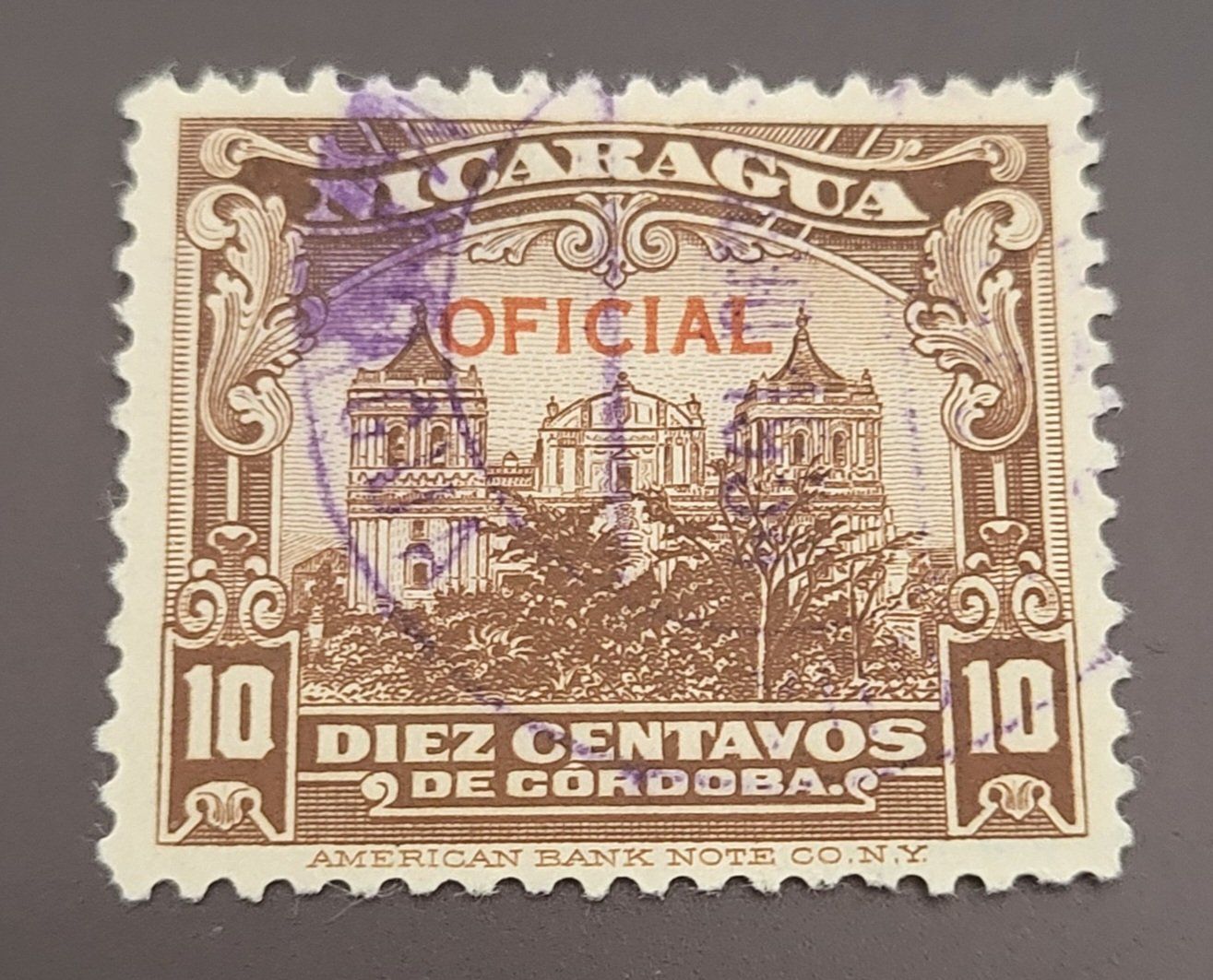 Tutti i francobolli: Nicaragua 1933 briefmarke – Usato da St Gallen venduto da Stampsalshobby
