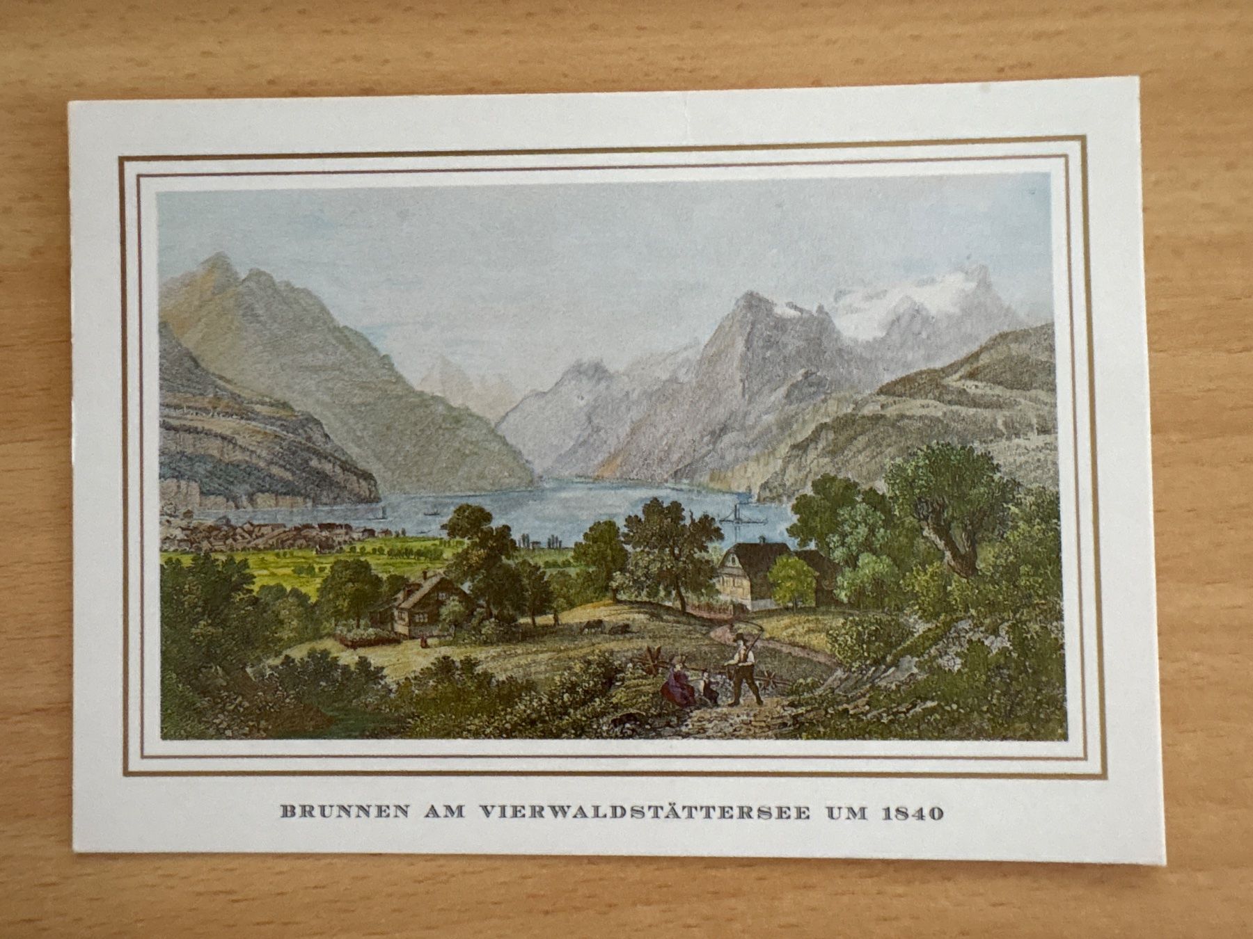 Ansichtskarten: Ansichtskarte Brunnen am Vierwaldstättersee**************** – Gebraucht aus Ibach von lisch3