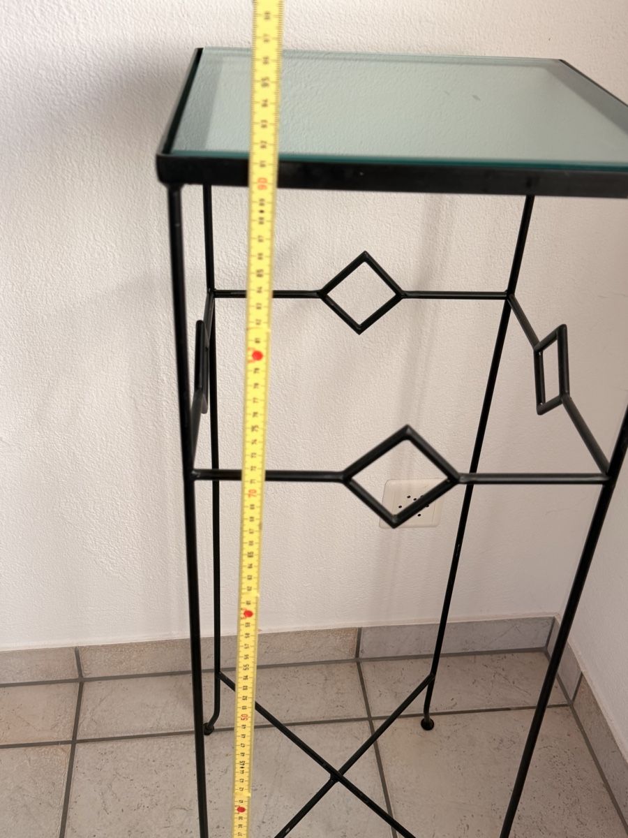 Altro per la casa: Ständer mit Glasplatte, Metall 91 cm – Nuovo (secondo la descrizione) da Lufingen venduto da Smily37 2