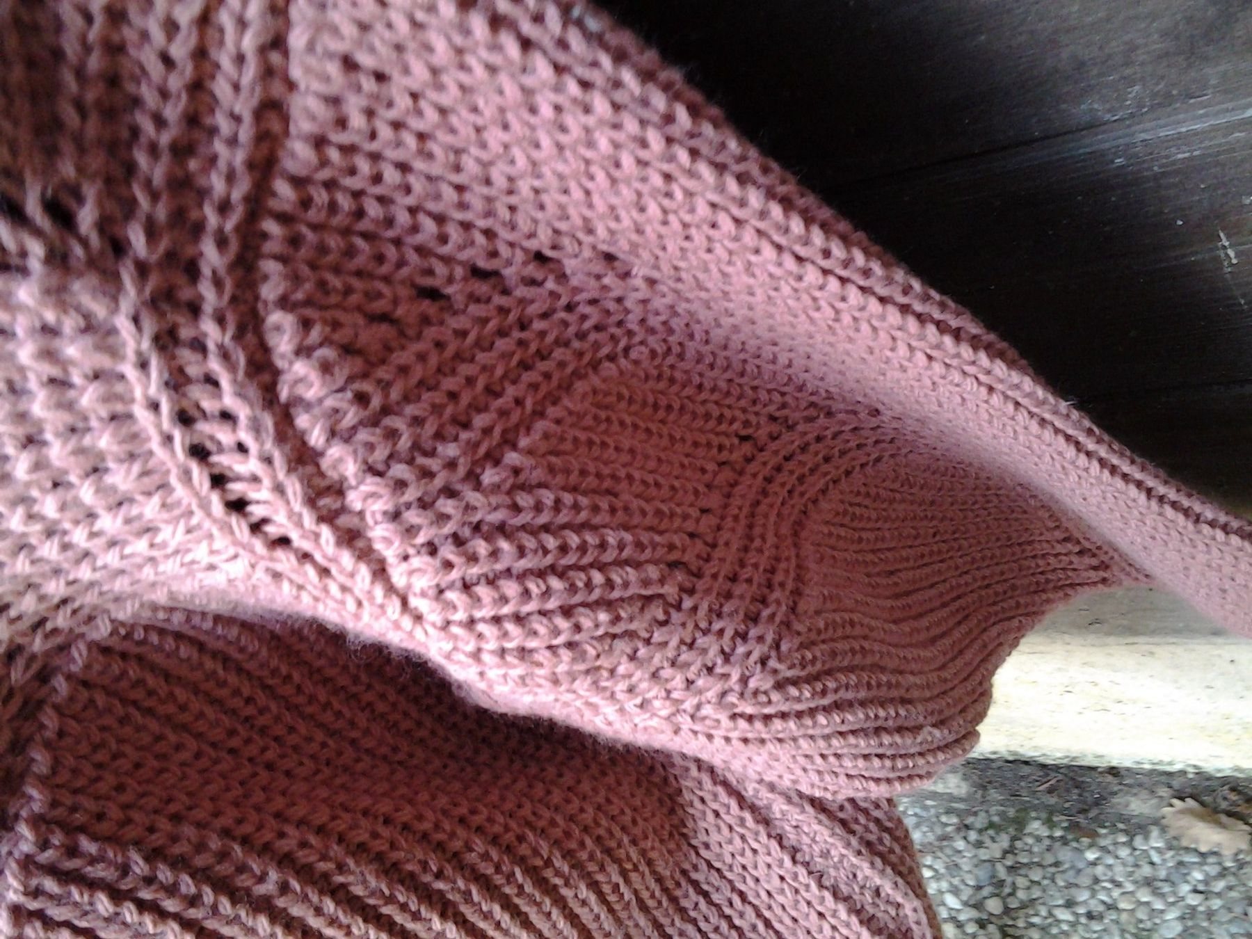 Zebra Pullover & Sweatshirts: Pull Zebra avec mailles ajourées, taille L vieux rose – Neu (gemäss Beschreibung) aus MEYRIN von nf69 6