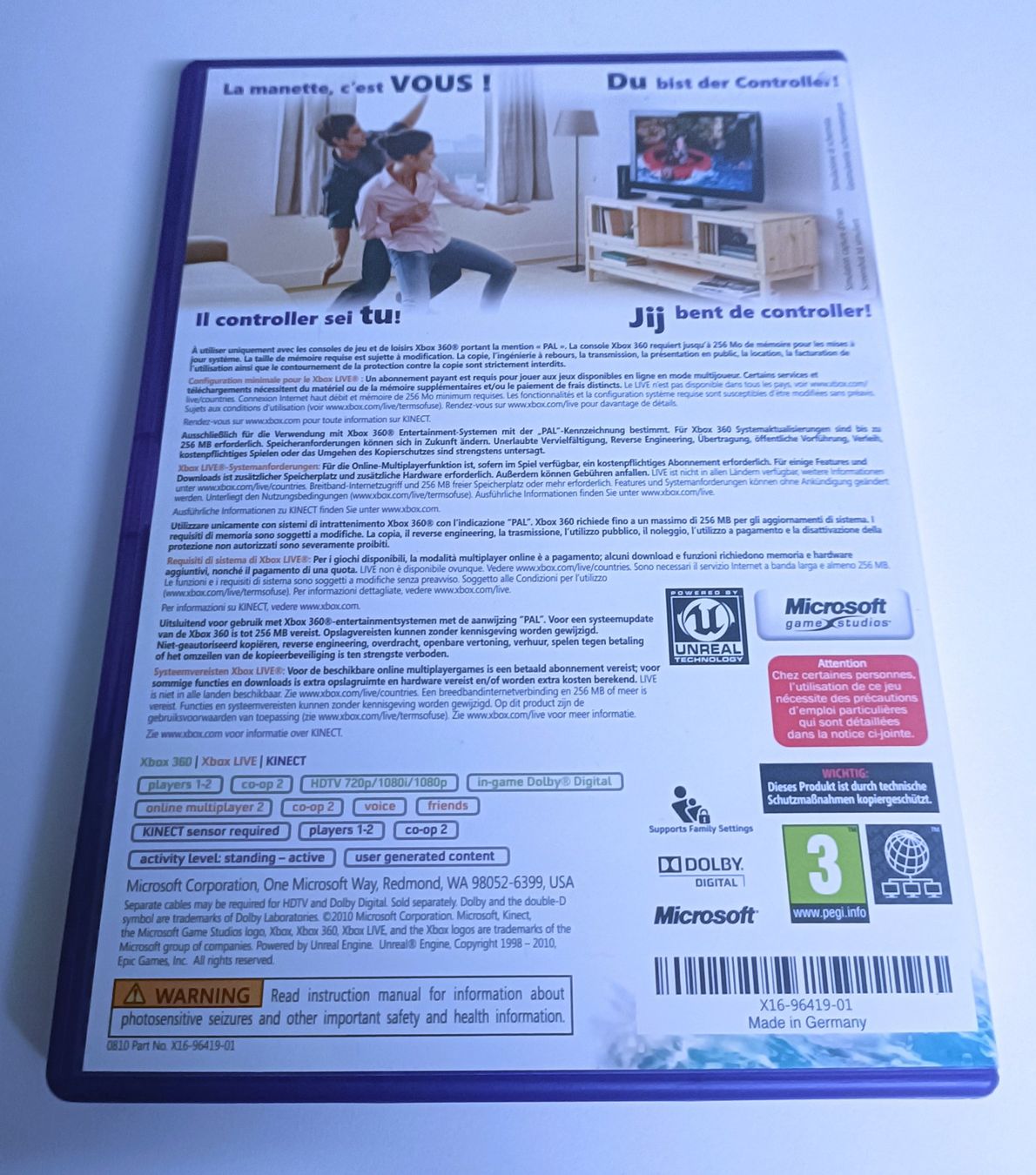 Microsoft Giochi: Kinect Adventures! | Xbox 360 – Usato da Köniz venduto da Gamecollect 2