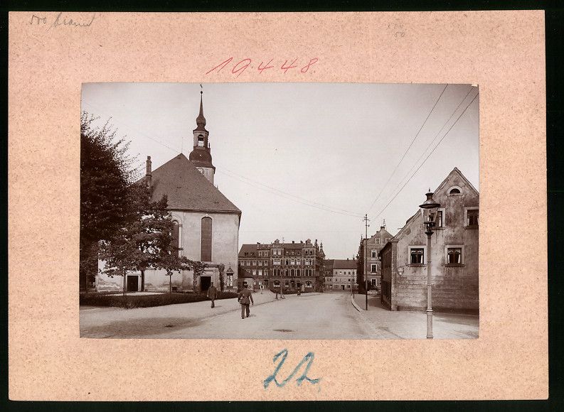 Fotografie & Manifesti: Fotografie Frankenberg i. Sa., Kirchplat – Usato da Berlin venduto da bartko-reher