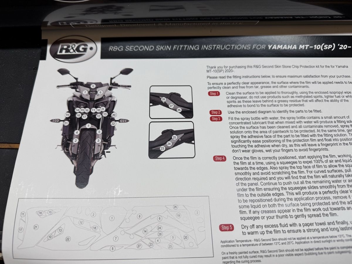 Yamaha Altro: R&G Second Skin Yamaha mt10 2017-2021 – Nuovo e nell'imballaggio originale da Morges venduto da passion-cox 2