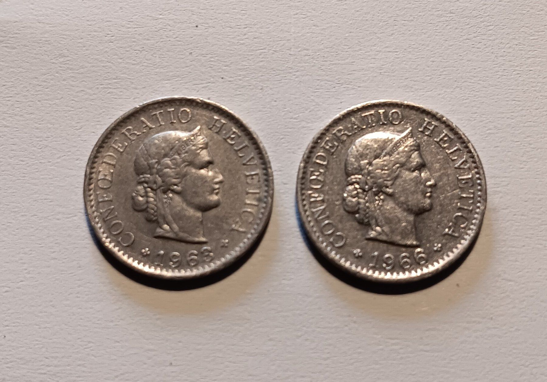 Tutti le monete: Lot 5ct argenté 1963 1966 – Usato da Grône venduto da bnuts