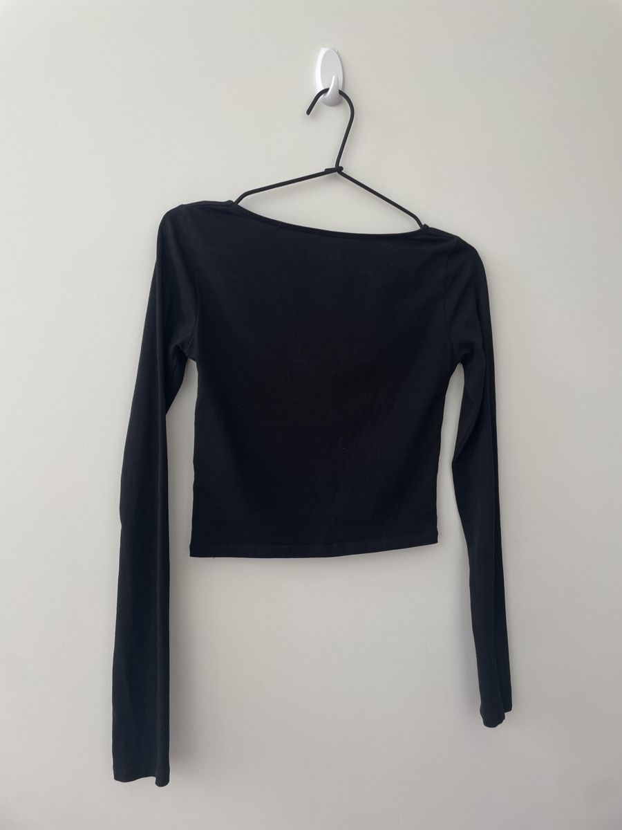 Tally Weijl Tops: Basic Langarm Oberteil schwar Grösse S – Gebraucht aus Menziken von belle.etz 1