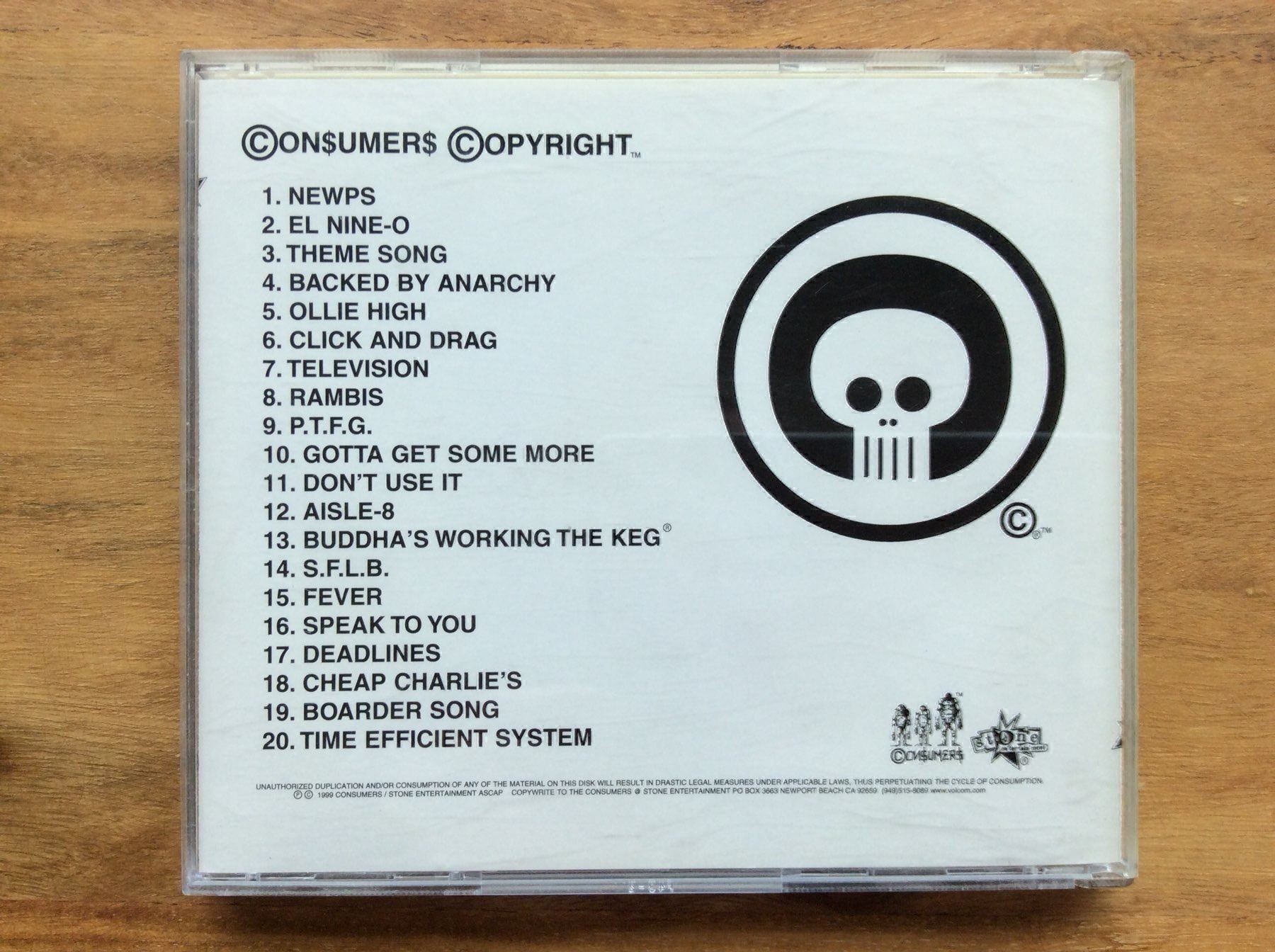 CD: CD Consumers - Copyright – Usato da Horgen venduto da flyingpenguin2000 2