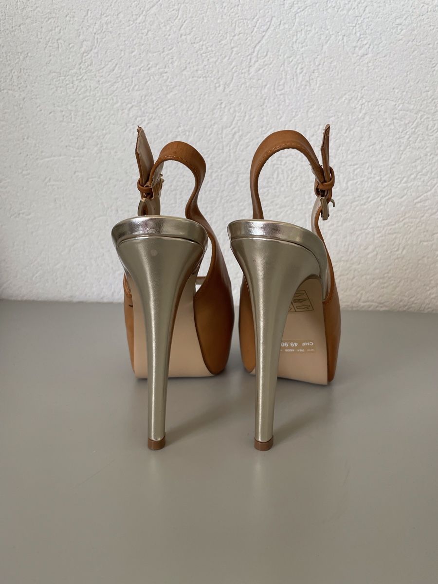 Damenschuhe: Sandales à talon compensé Bata camel pointure 37 neuves – Neu und originalverpackt aus Vuadens von Nina11 2