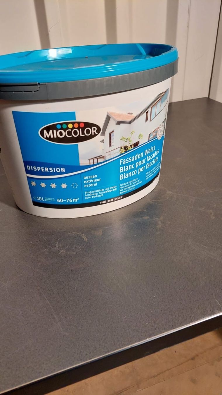 Colori: Fassadenfarbe weiss 10 Liter-641 – Nuovo e nell'imballaggio originale da Recherswil venduto da paulchen09 3