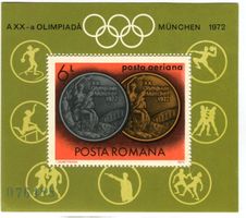 Block "Olympische Spiele". Rumänien.