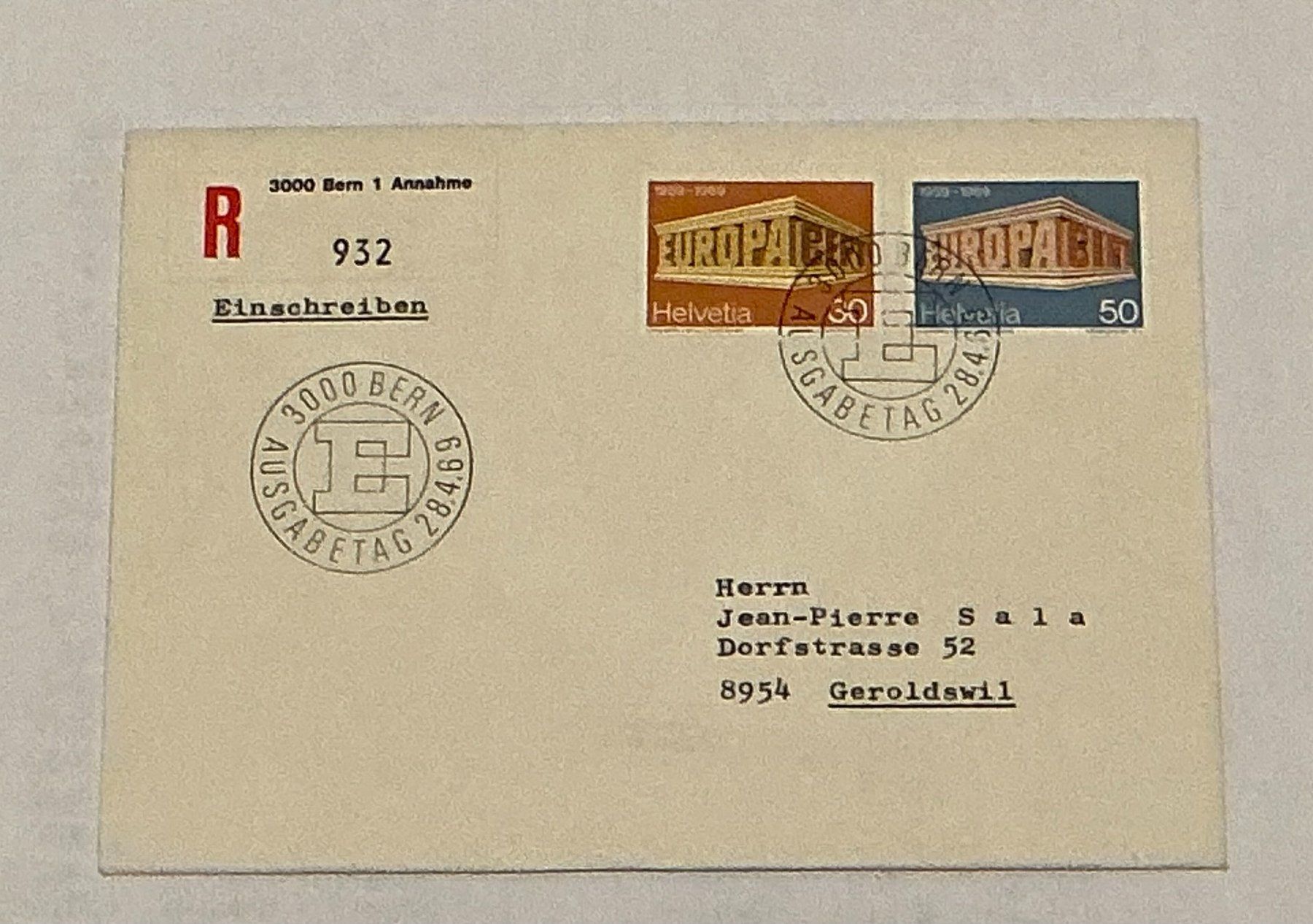 Tutti i francobolli: FDC Einschreiben Satz – Usato da Koblenz venduto da Markenhimmel