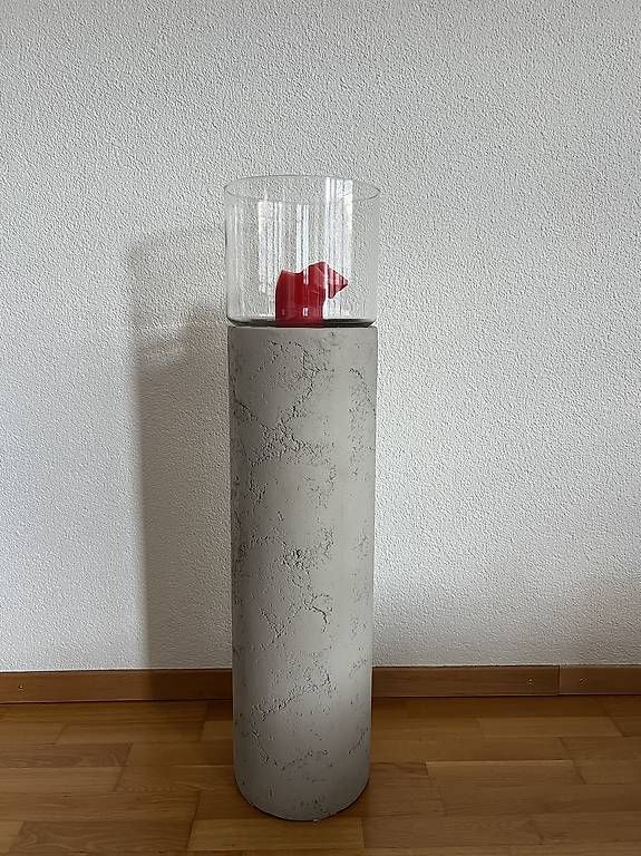 Portacandele: Windlicht aus Beton und Glas – Usato da Port venduto da Ca.