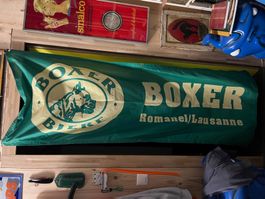 boxer bier, banner, fahne,, lausanne, ca 195 /77