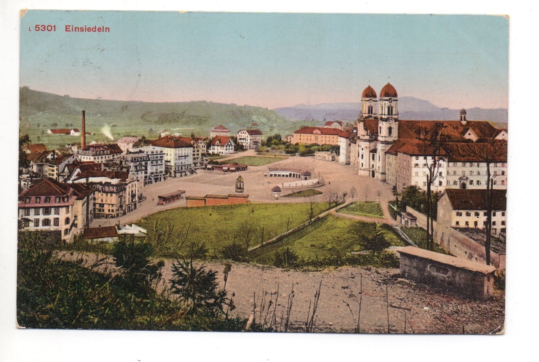 Cartoline postali: EINSIEDELN Nr. 5301 – Usato da Jona venduto da philajona