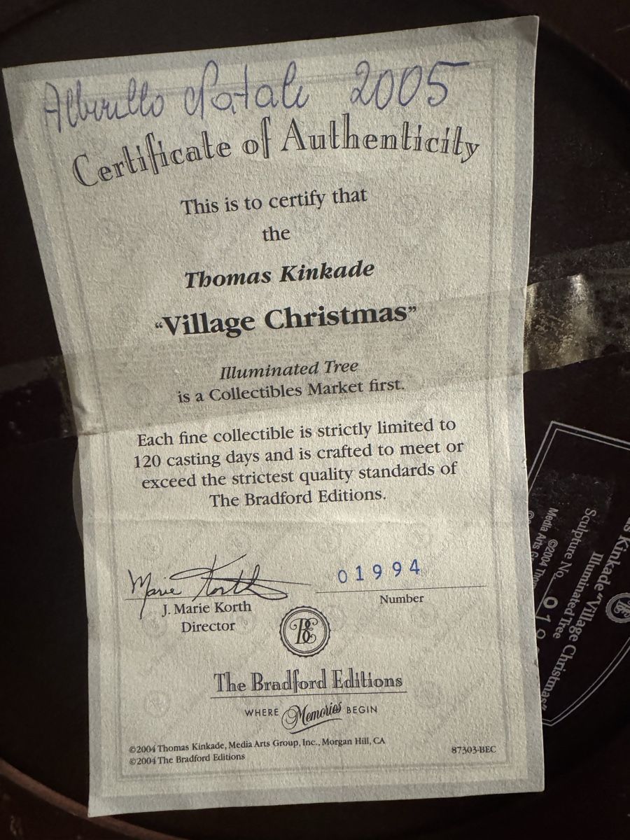 Tutte le decorazioni: Village Christmas – Usato da GIUBIASCO venduto da fer_d8kq 1
