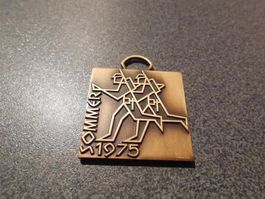 Medaille GZ 7 Div, Sommer 1975, viereckig