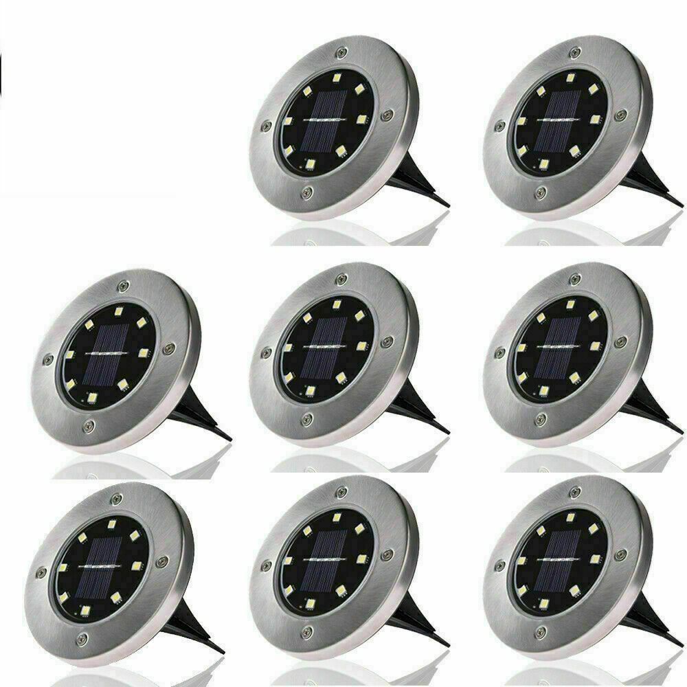 Lampes: Solar Boden Einbaustrahler 8PCS – Neuf (Voir description) à Thun par 365buy