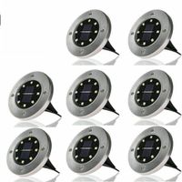 Solar Boden Einbaustrahler 8PCS