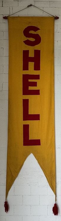 Werbefahne Shell 70er Jahre USA | Kaufen auf Ricardo