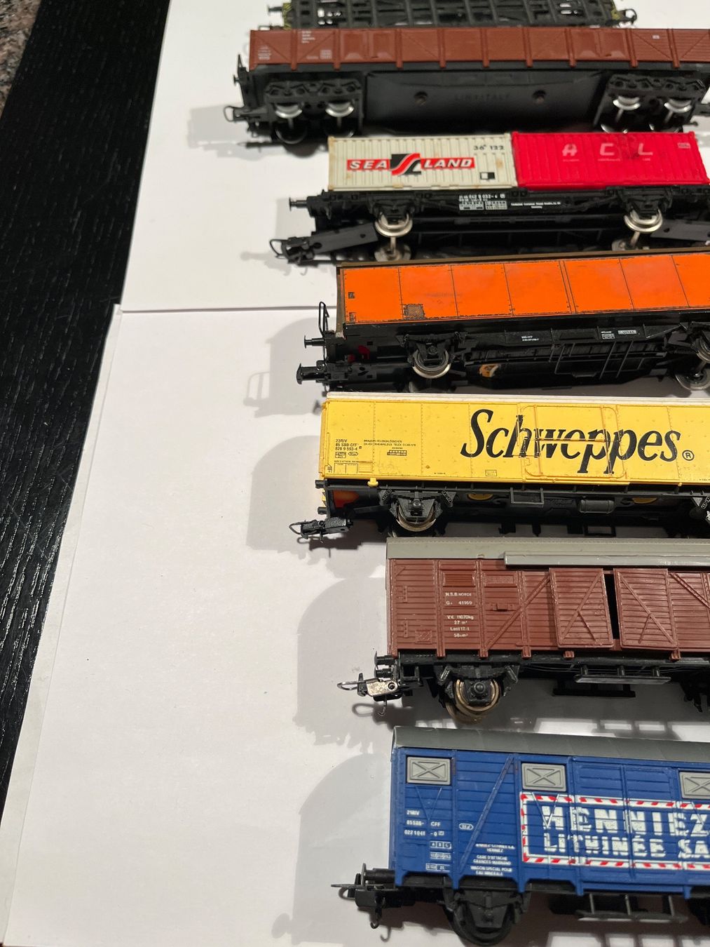 Modellini di ferrovie: 7 Güterwagen – Usato da Spiegel b. Bern venduto da Burdicrew 2