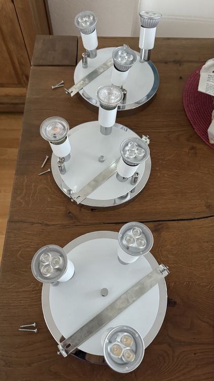 Lustres & lampes de plafonds: 4 Deckenlampe mit 3 Spot – D'occasion à Köniz par Flor016 1
