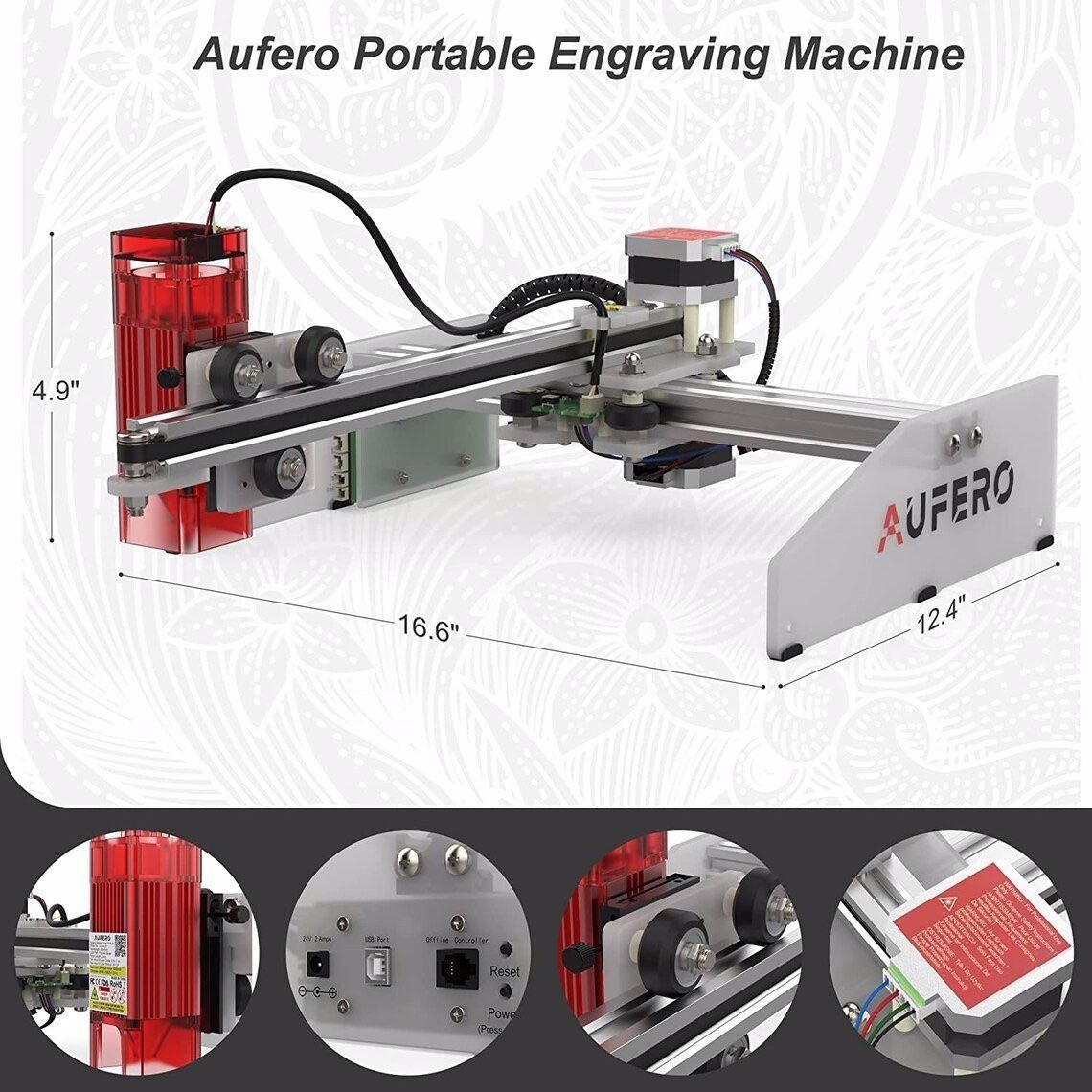 Stiche: Ortur Aufero Laser 1 – Neu und originalverpackt aus Zug von OrturMullerMac 2