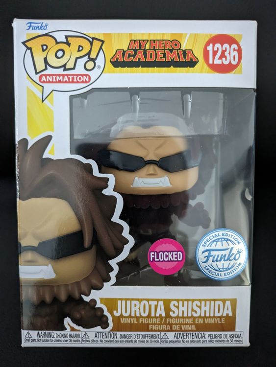 Funko Pop! My Hero Academia - Jurota Shishida Flocked Exclusive - Statuetta In Vinile Da Collezione - 3