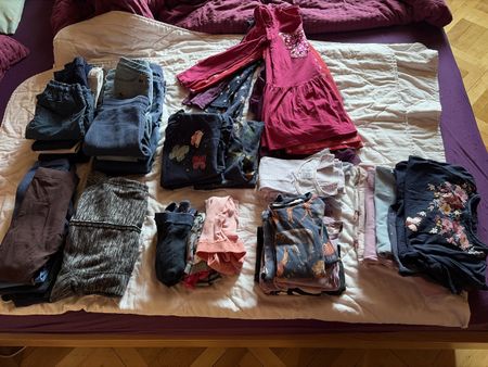 Mädchen Kleiderpaket 122/128 Herbst/Winter