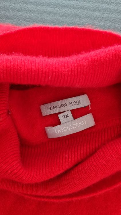 Pull col roule Manor cachemire taille XL rouge Kaufen auf Ricardo