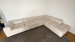 XXL Wohnlandschaft in Beige | Modernes Modulsofa | 360x2