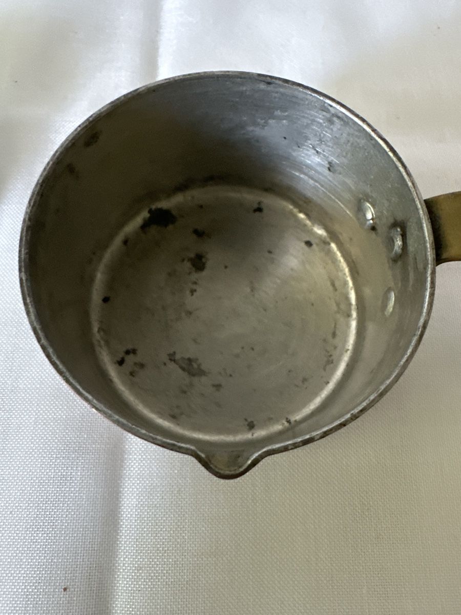 Padelle: Antikes Kupferpfännchen mit Deckel & Messinggriff Vintage  – Usato da Zürich venduto da Chaeffeler 3