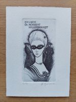 Exlibris Olga Vychodilova - Orig. Radierung signiert