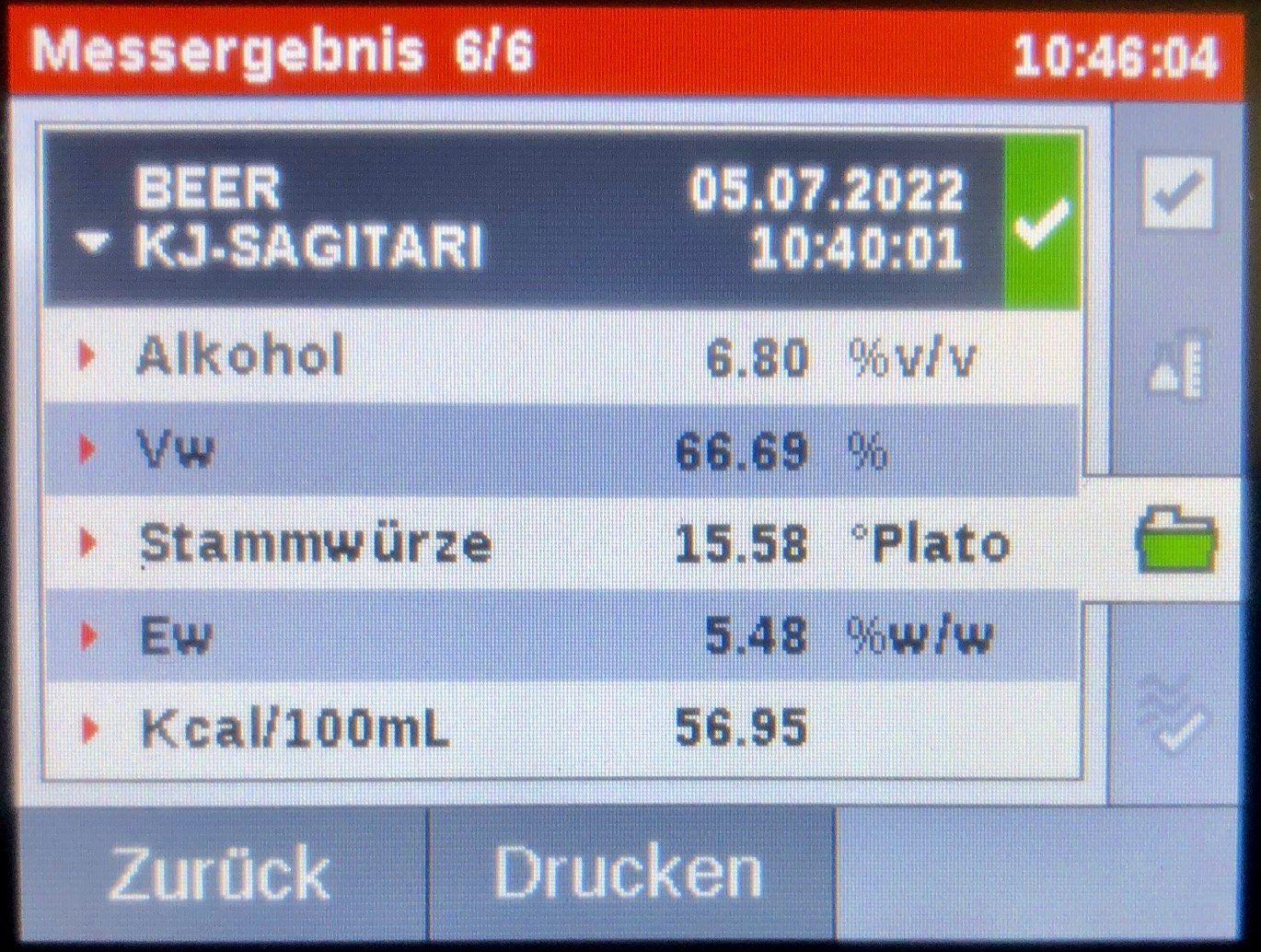Misurare: Alkohol-Messgerät Alex 500 – Usato da Basel venduto da Meghtlin 5