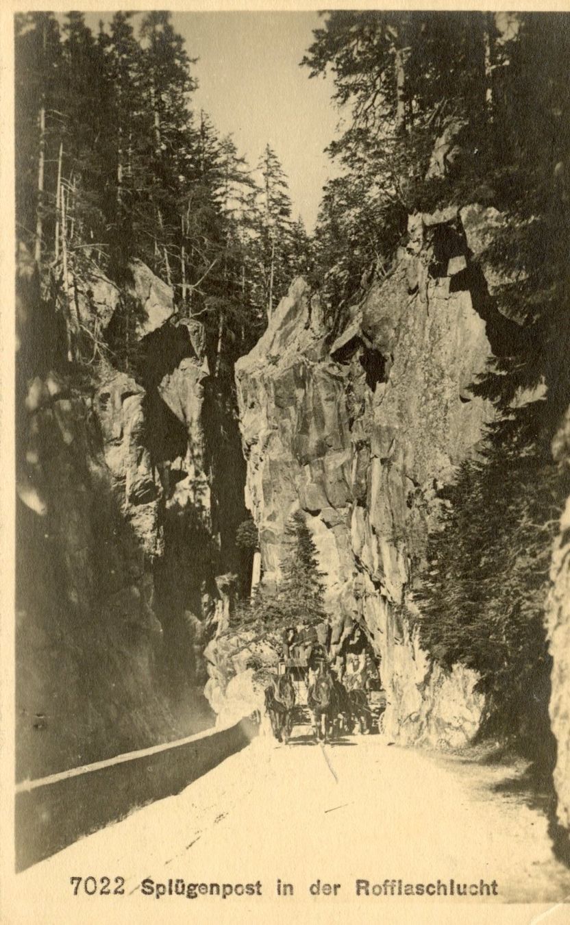 Cartoline postali: AK Splügenpost – Usato da Ruggell venduto da spalkur42