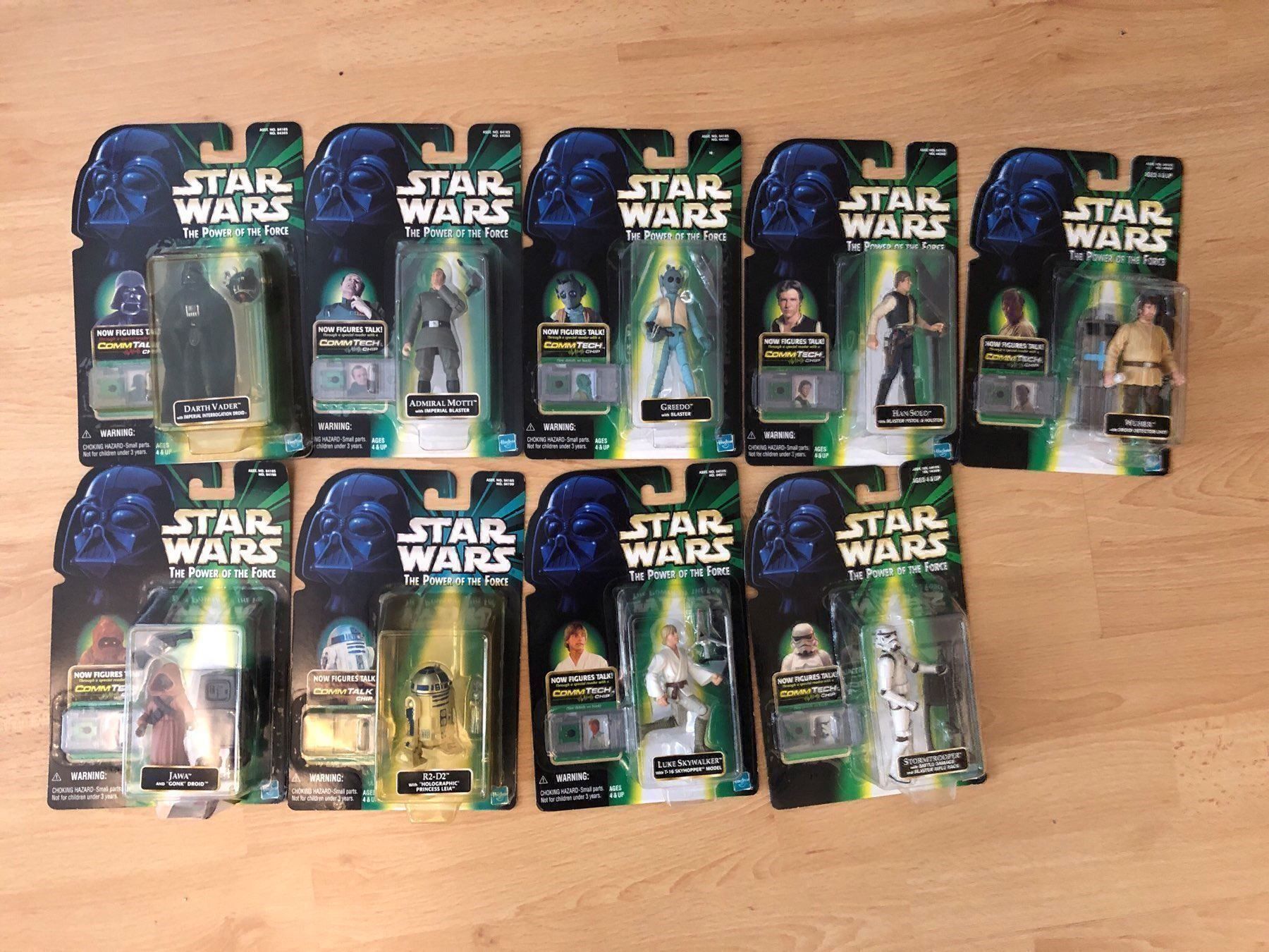 Star Wars Figuren: Star Wars Kenner Comtech 9 von 10 – Neu und originalverpackt aus Horn von HanSolo.